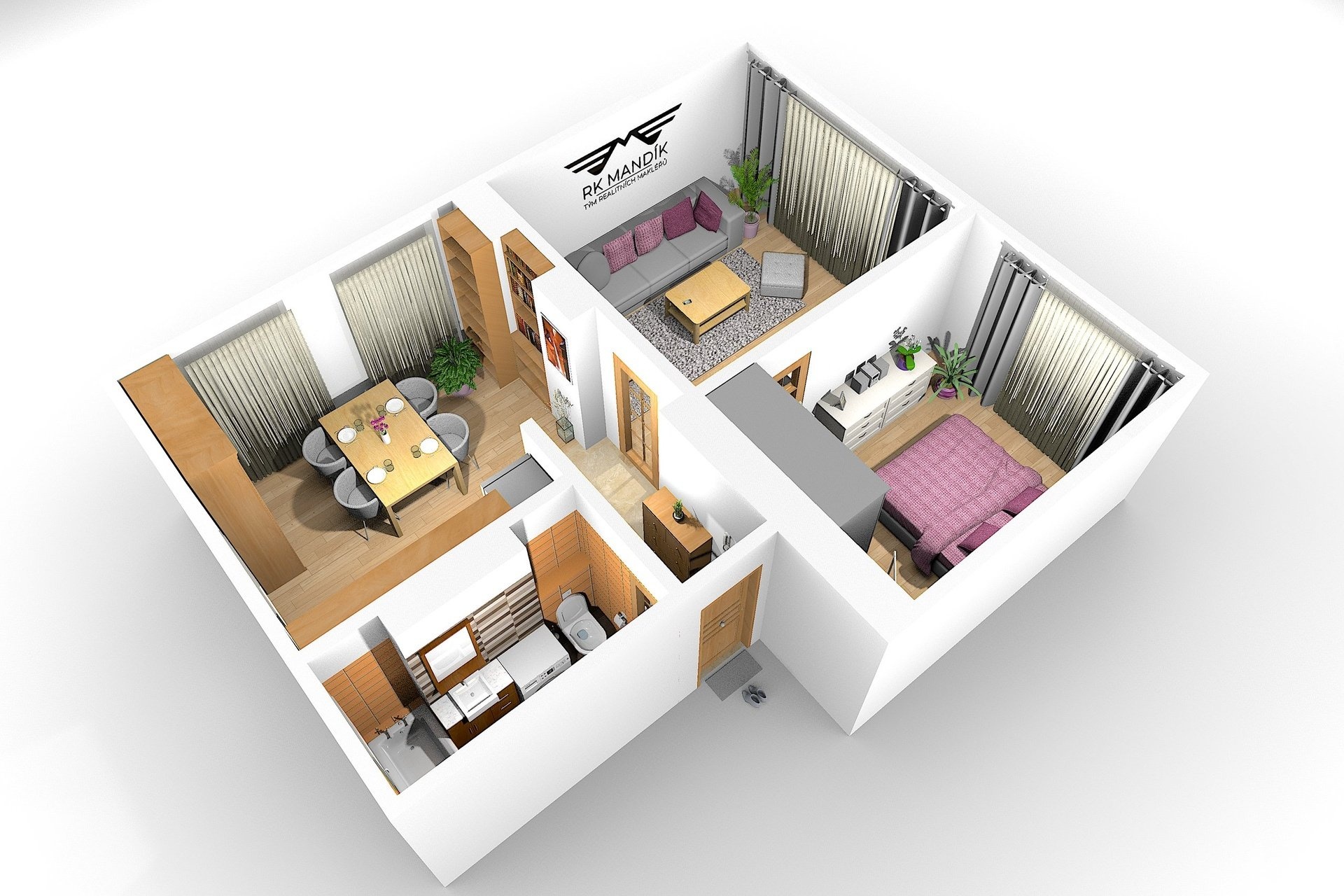 Grafický orientační plánek