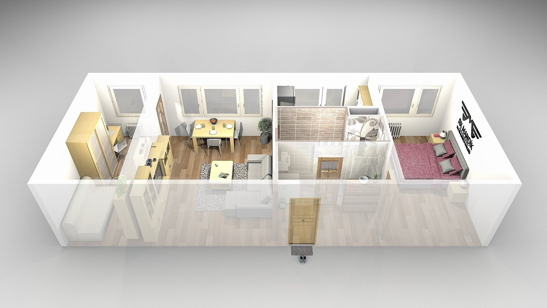 Grafický orientační plánek