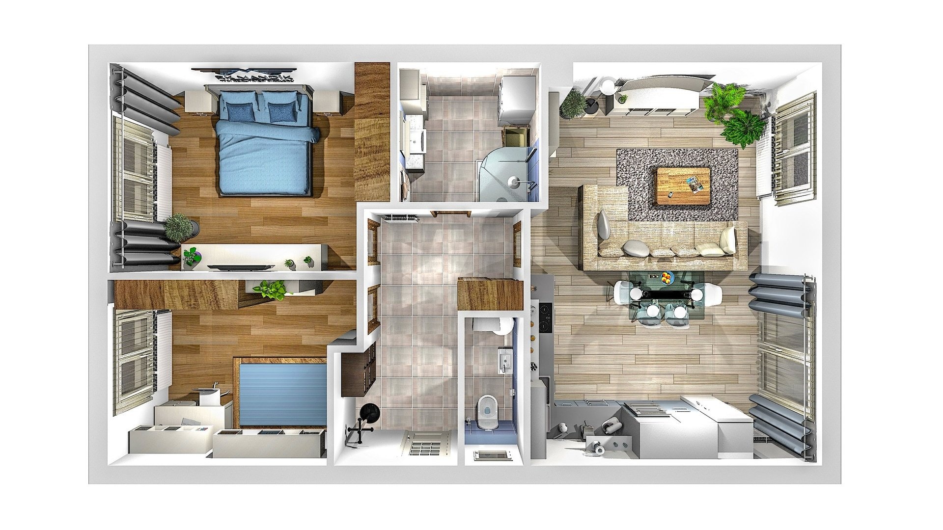 Grafický orientační plánek