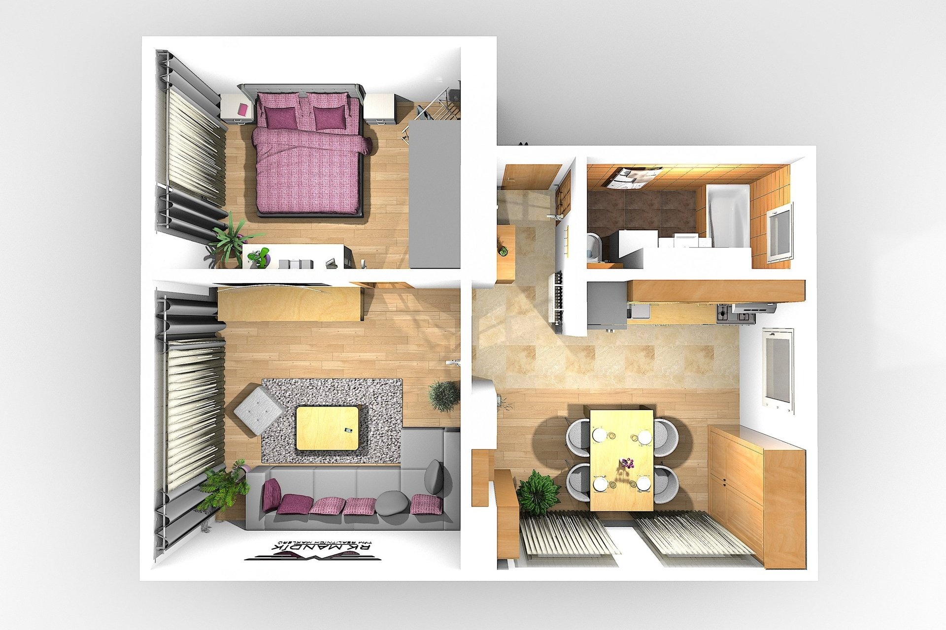 Grafický orientační plánek