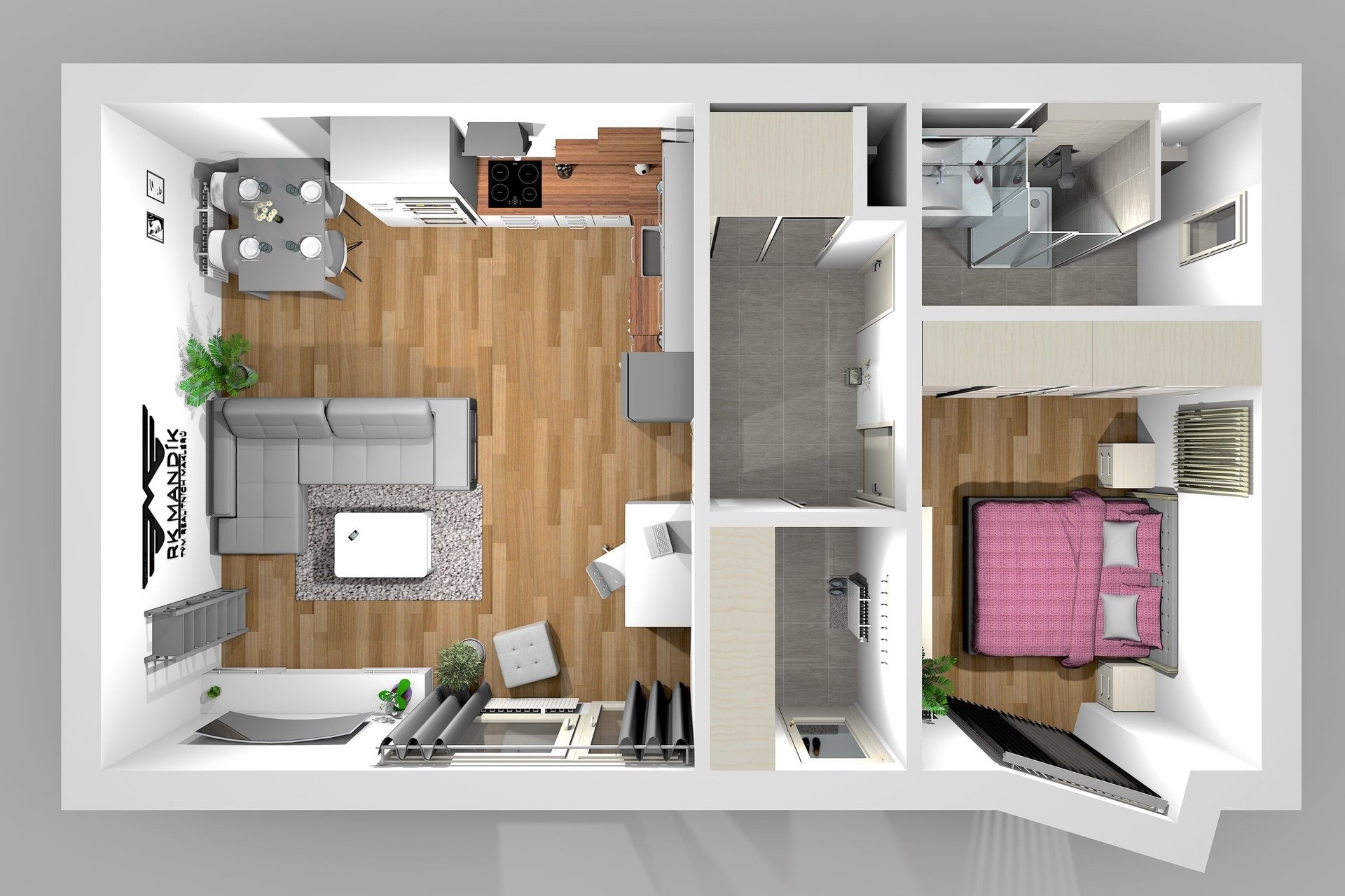 Grafický orientační plánek