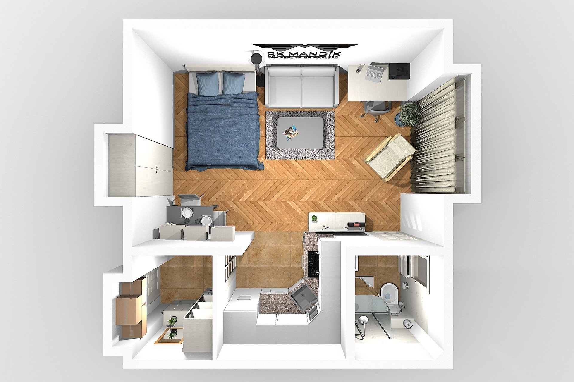 Grafický orientační plánek