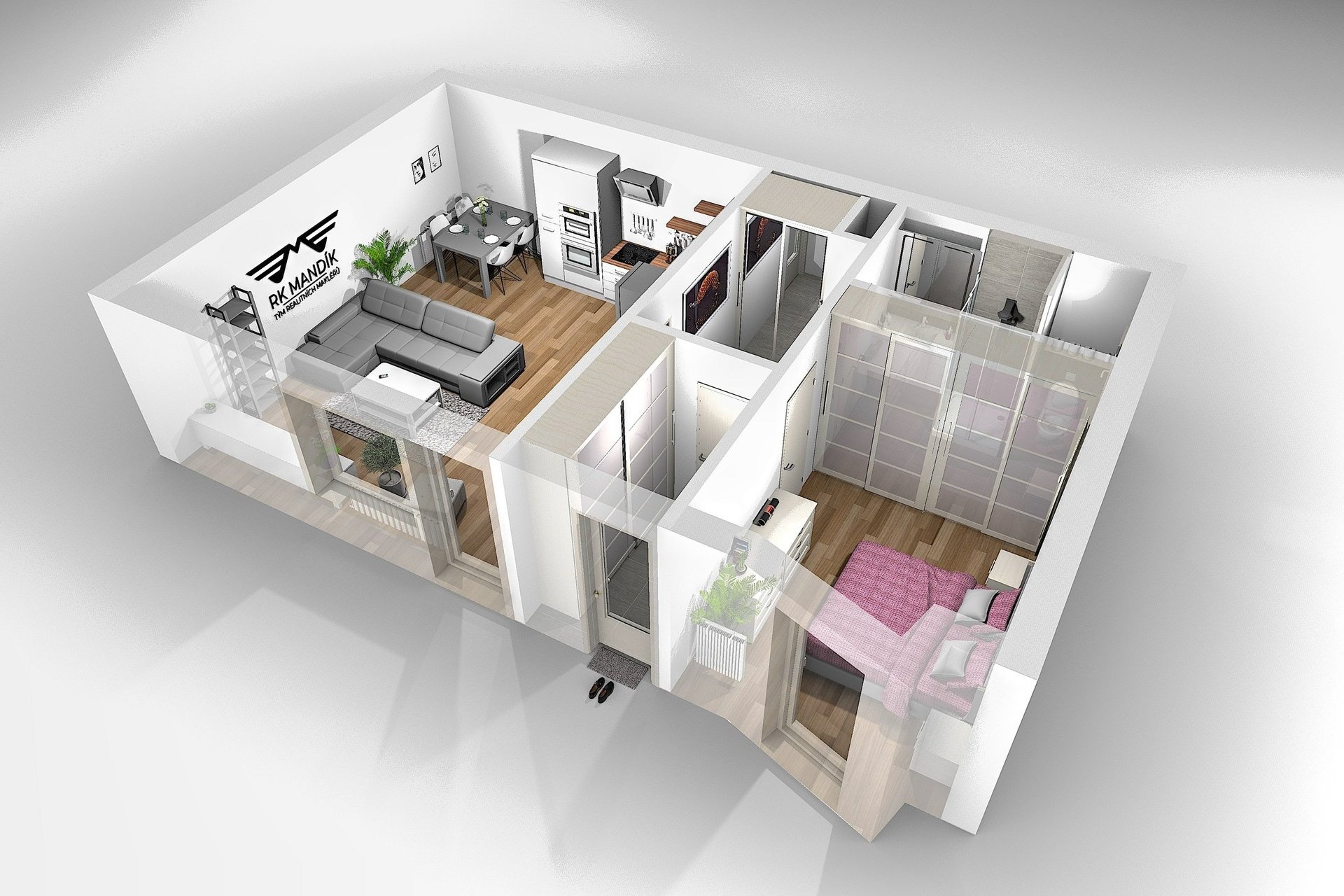 Grafický orientační plánek