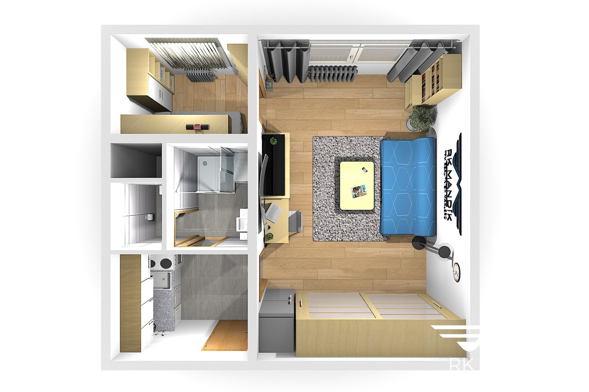 Grafický orientační plánek