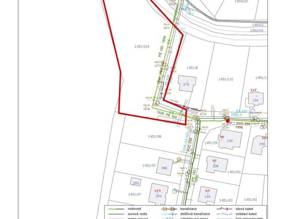 Prodej stavební parcely 3580 m²