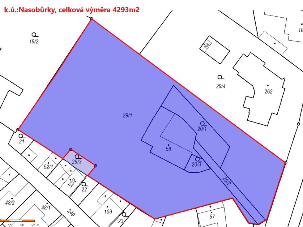 Prodej stavební parcely 4293 m², Litovel