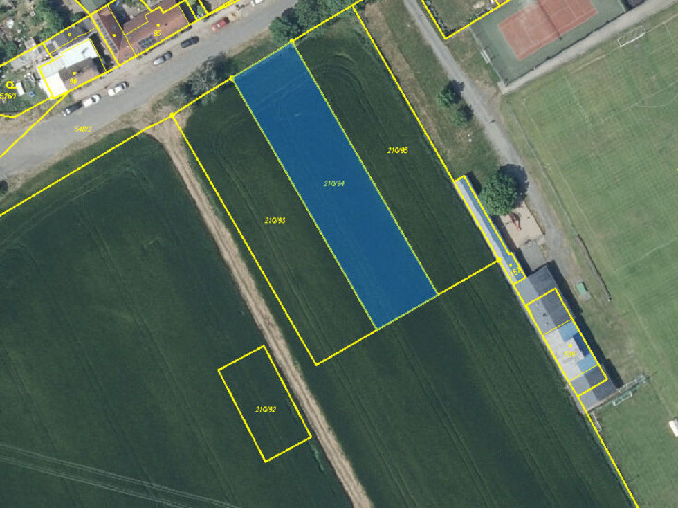 Prodej stavební parcely 1345 m², Lukavec