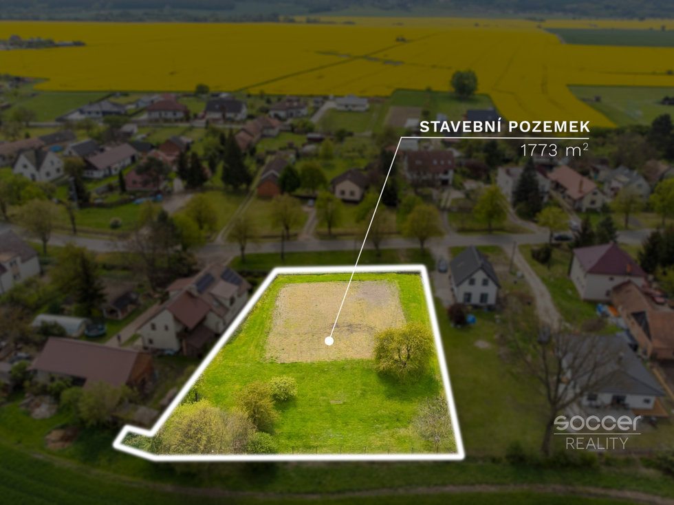 Prodej stavební parcely 1773 m², Dlouhá Lhota