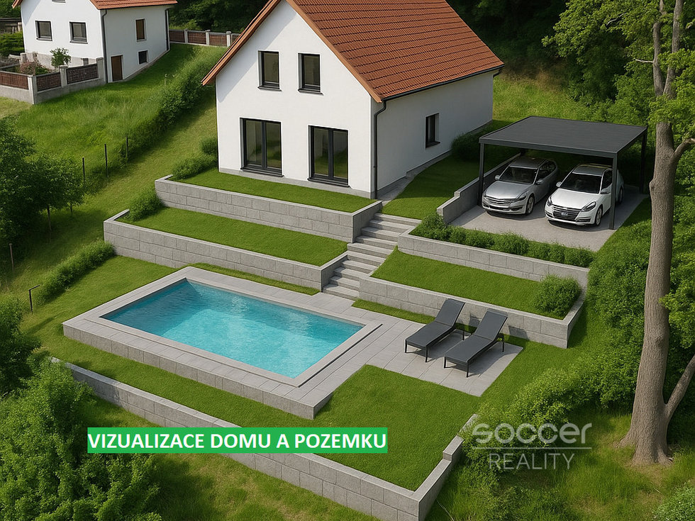 Prodej stavební parcely 800 m², Velemín