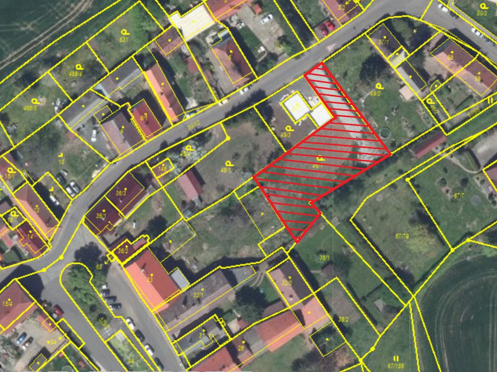 Prodej stavební parcely 1351 m², Řehlovice