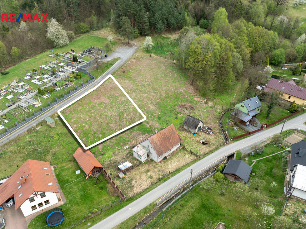 Prodej stavební parcely 800 m², Střítež nad Bečvou