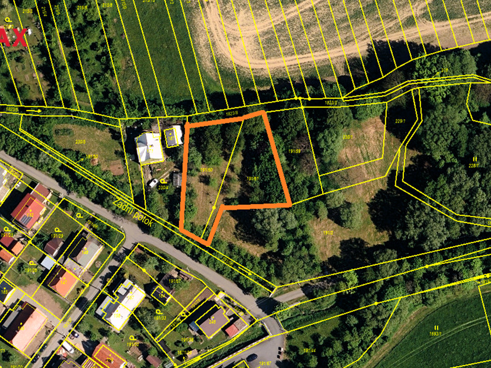 Prodej zahrady 1592 m², Nový Jičín