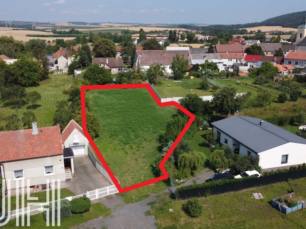 Prodej stavební parcely 1808 m², Stařechovice