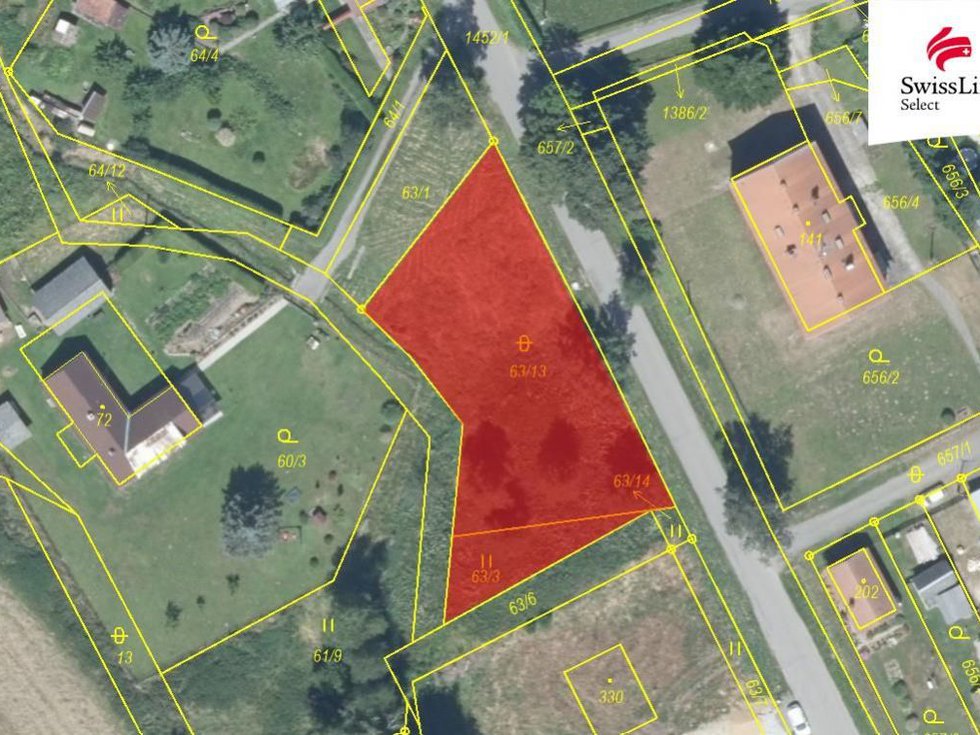 Prodej stavební parcely 1115 m², Dlouhá Ves