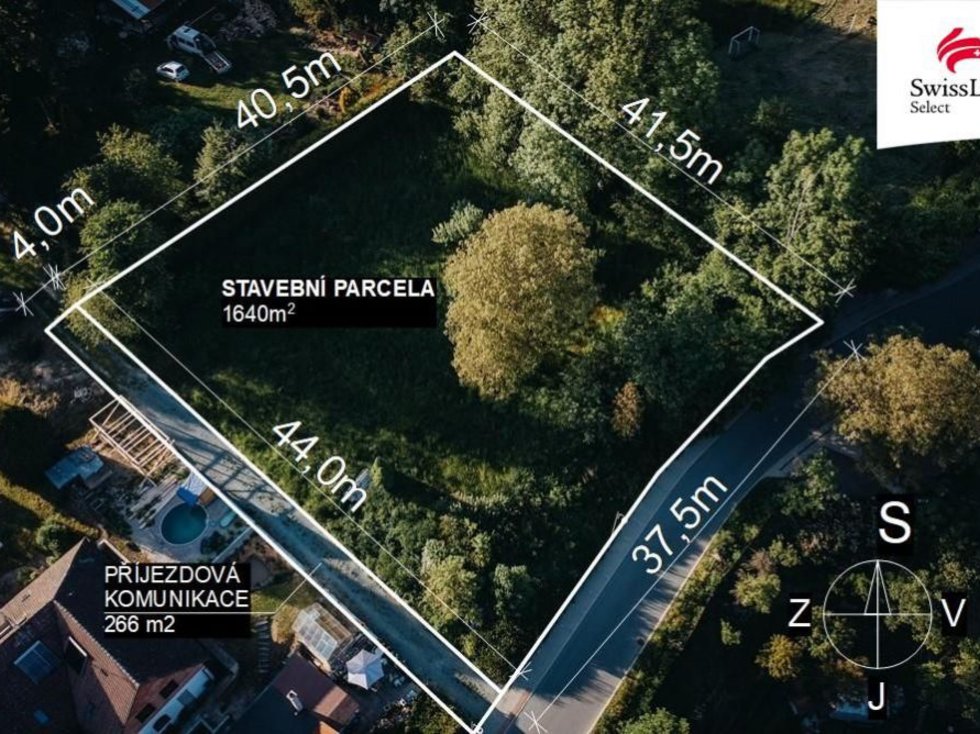 Prodej stavební parcely 1906 m², Nové Město nad Metují