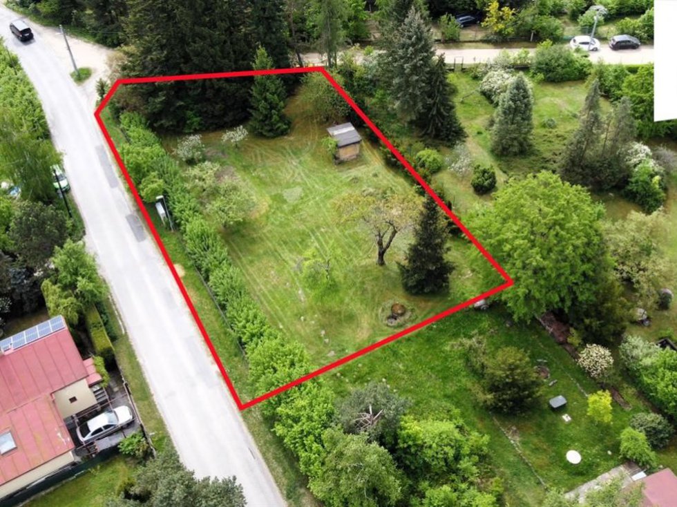 Prodej stavební parcely 1627 m², Vrané nad Vltavou