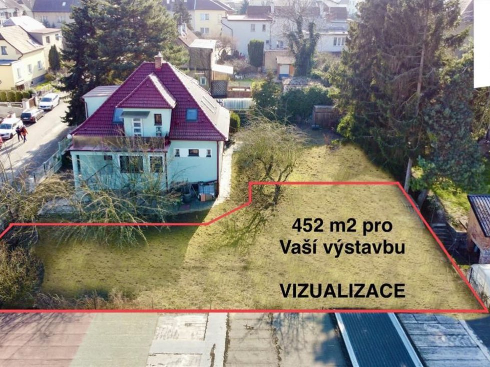 Prodej stavební parcely 452 m², Plzeň
