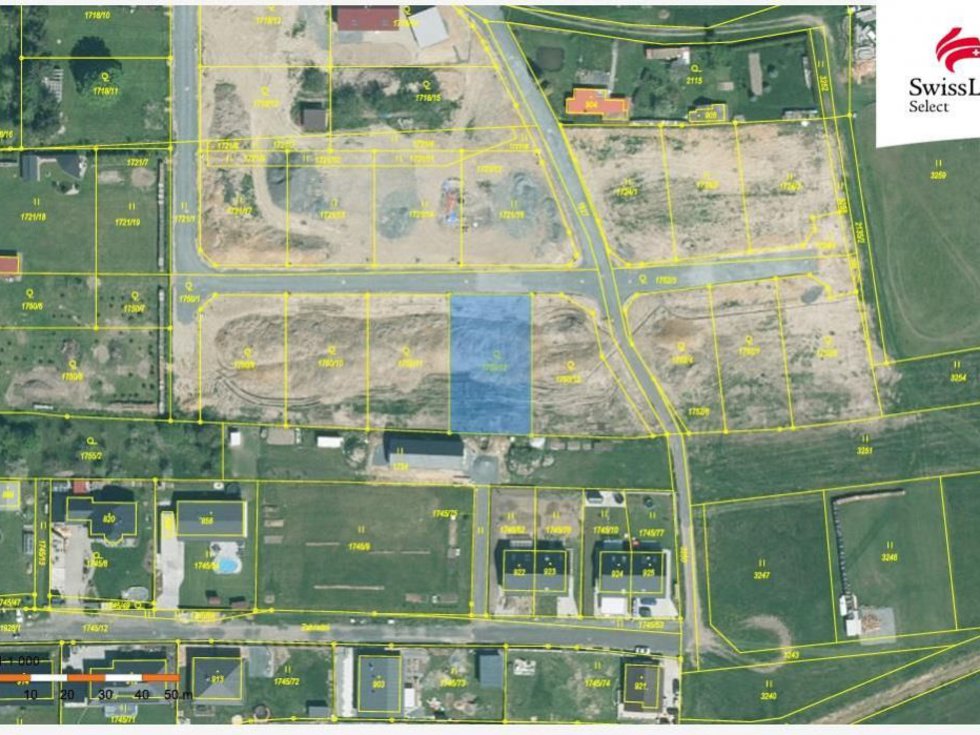 Prodej stavební parcely 823 m², Spálené Poříčí