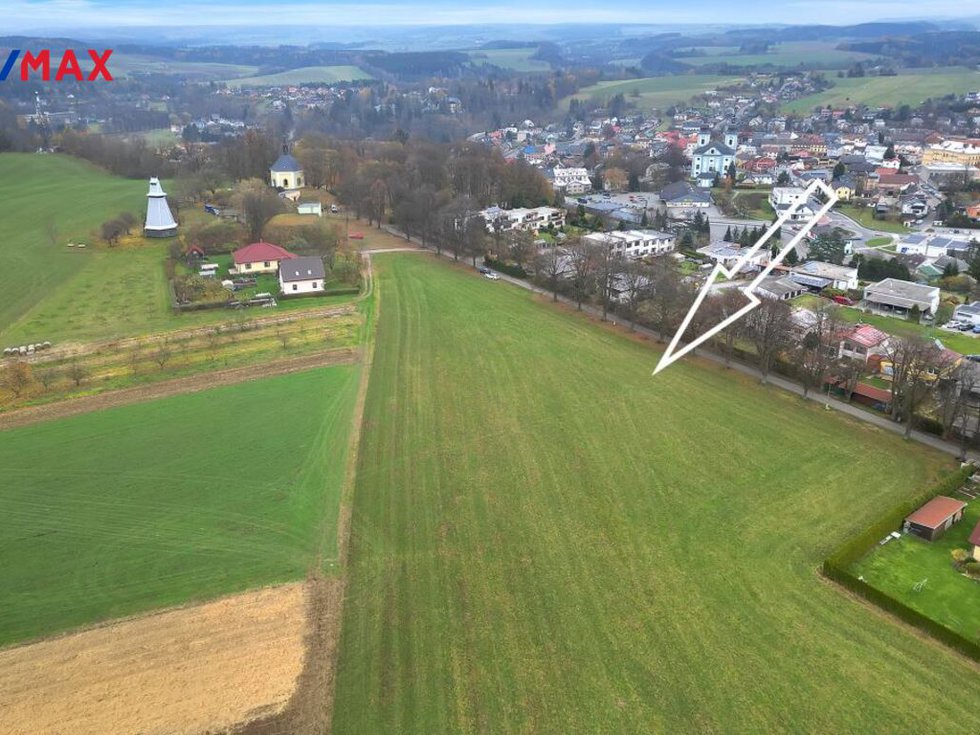 Prodej stavební parcely 1720 m², Žamberk