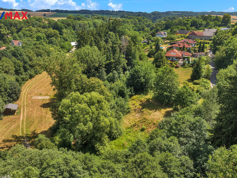 Prodej pozemku Knapovec- pohled