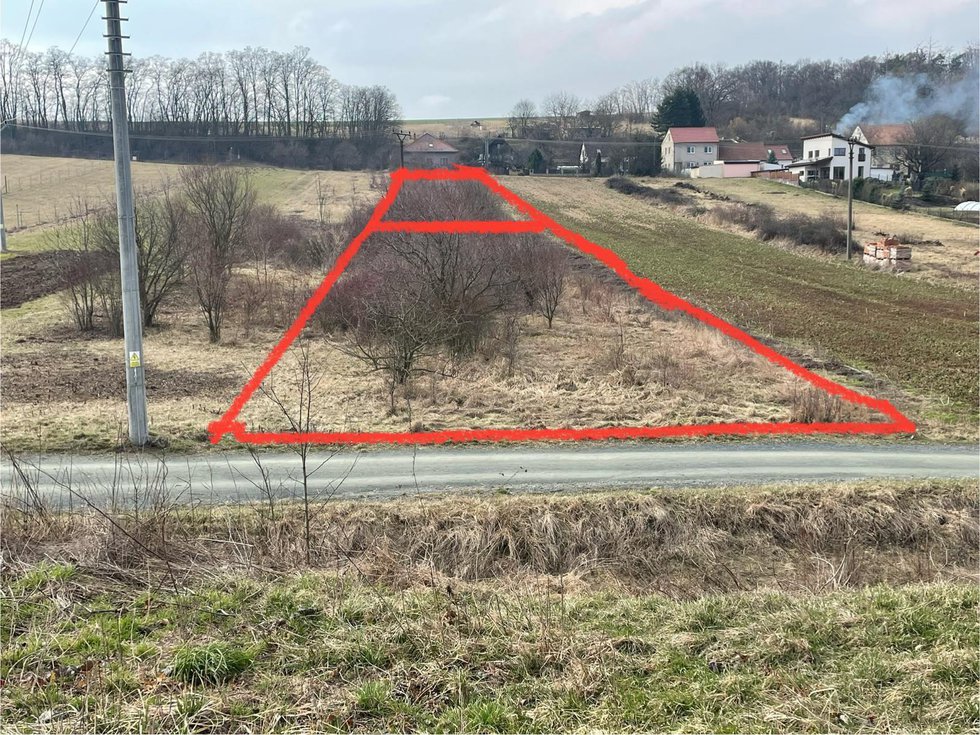 Prodej stavební parcely 1379 m², Radostice