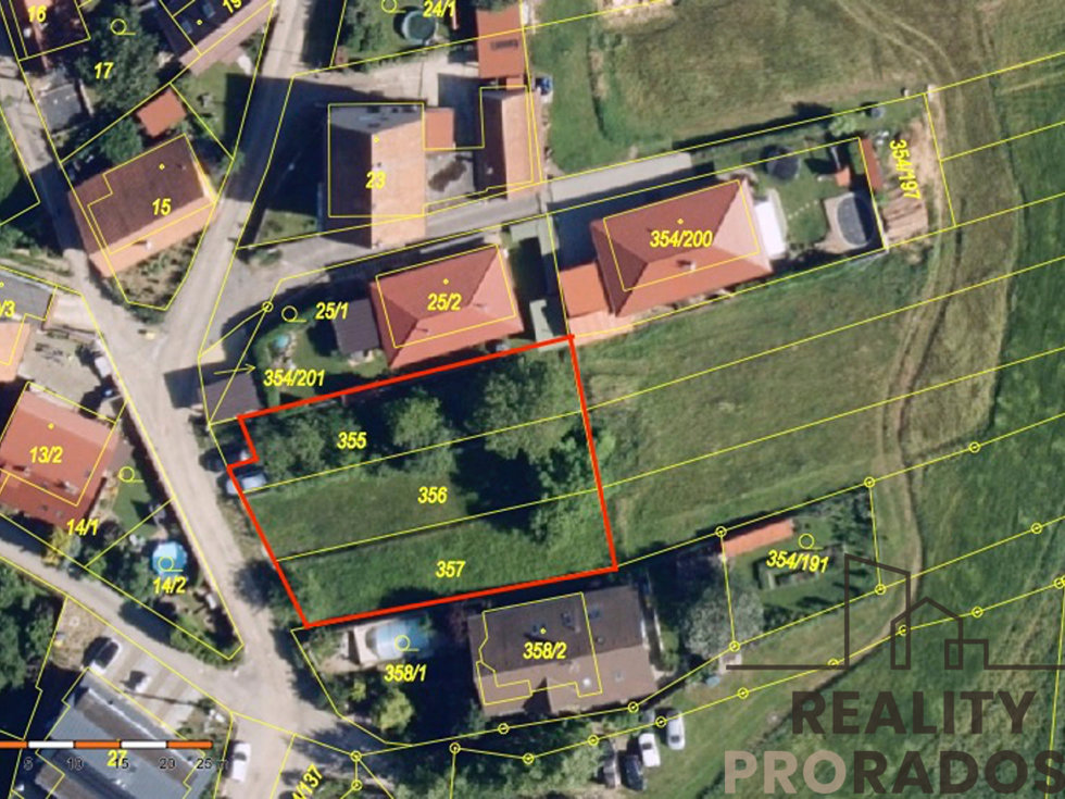 Prodej stavební parcely 892 m², Svinošice