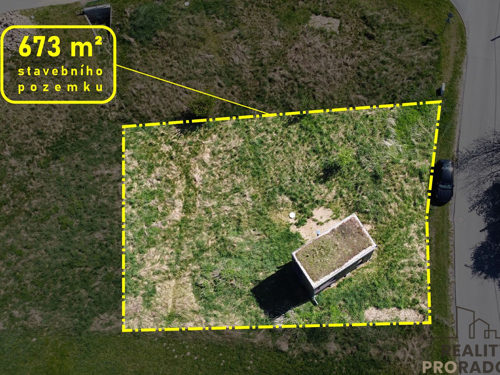 Prodej stavební parcely 673 m², Šošůvka