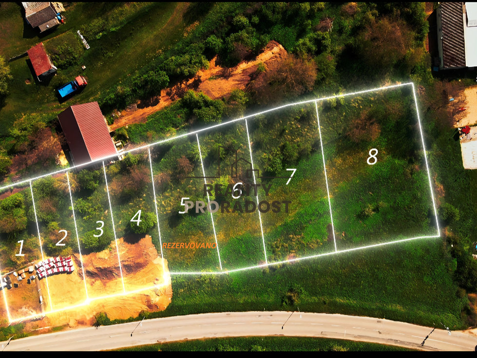 Prodej stavební parcely 723 m², Kyjov