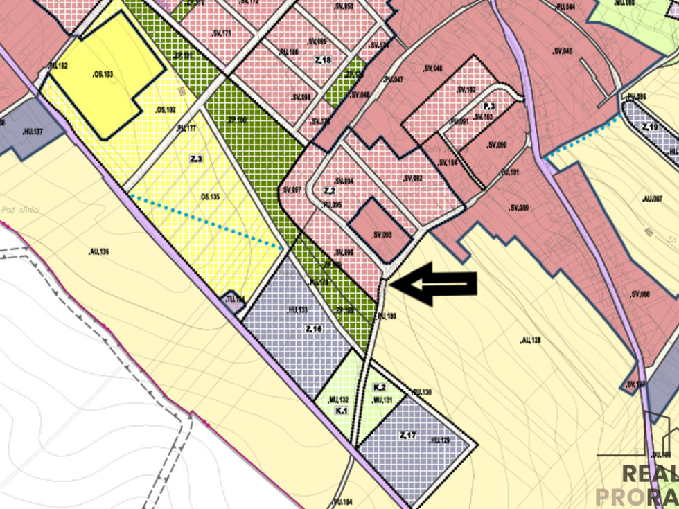 Prodej stavební parcely 2163 m², Zbraslav