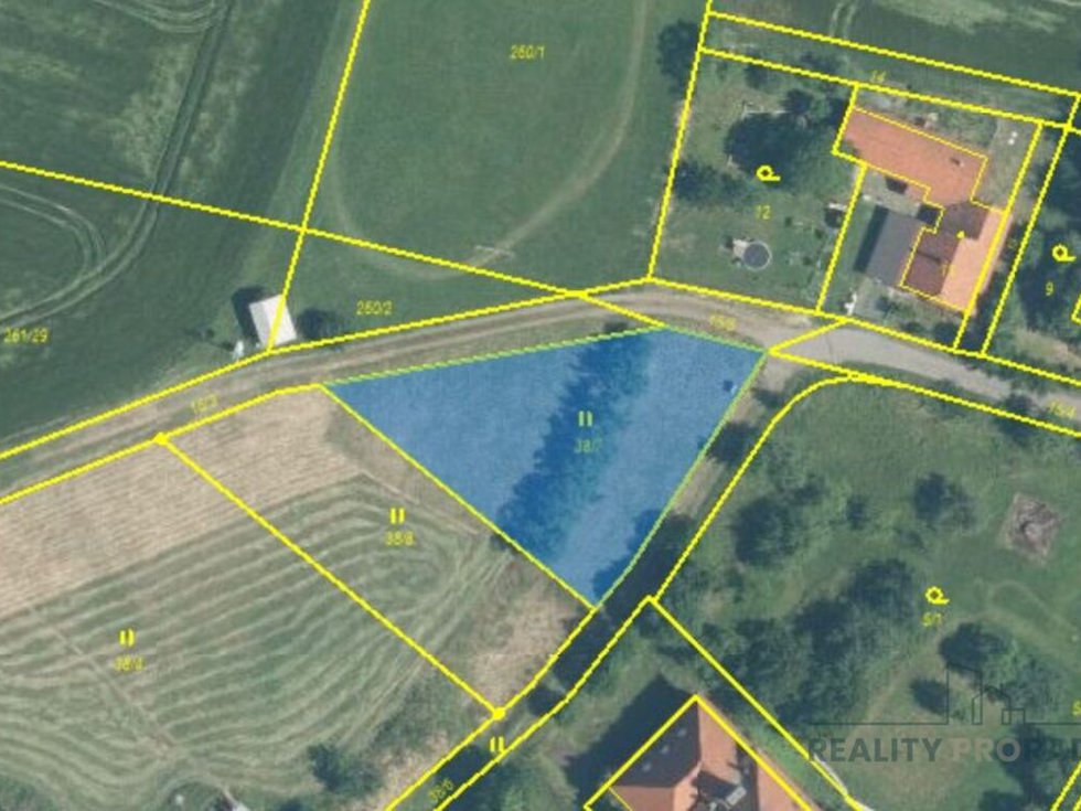 Prodej stavební parcely 1103 m², Starý Jičín