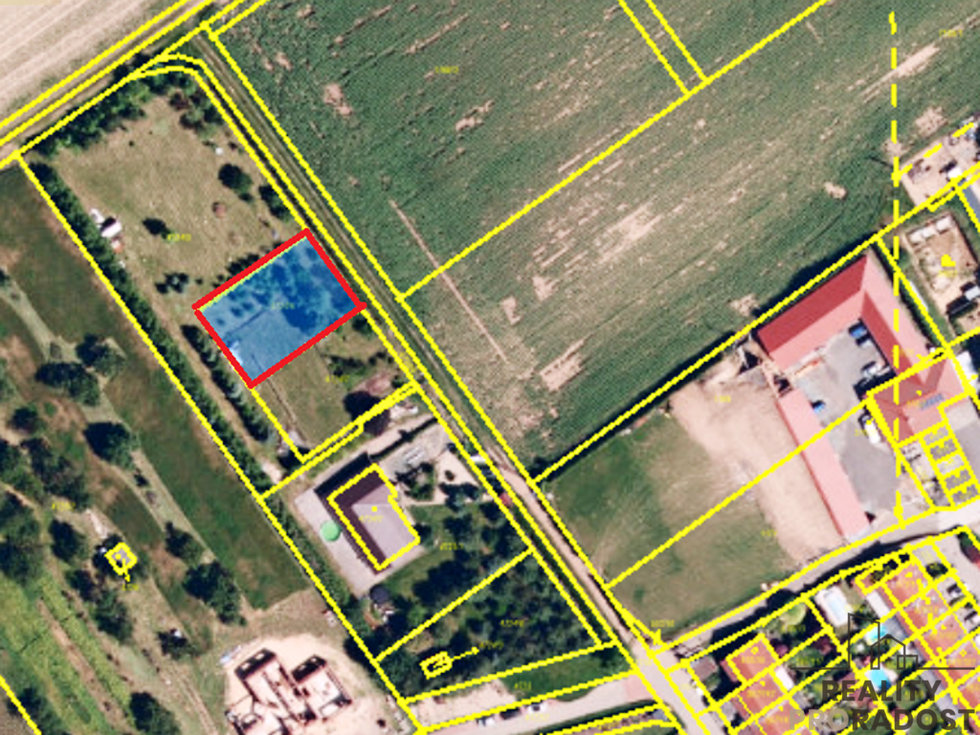 Prodej stavební parcely 601 m², Syrovice