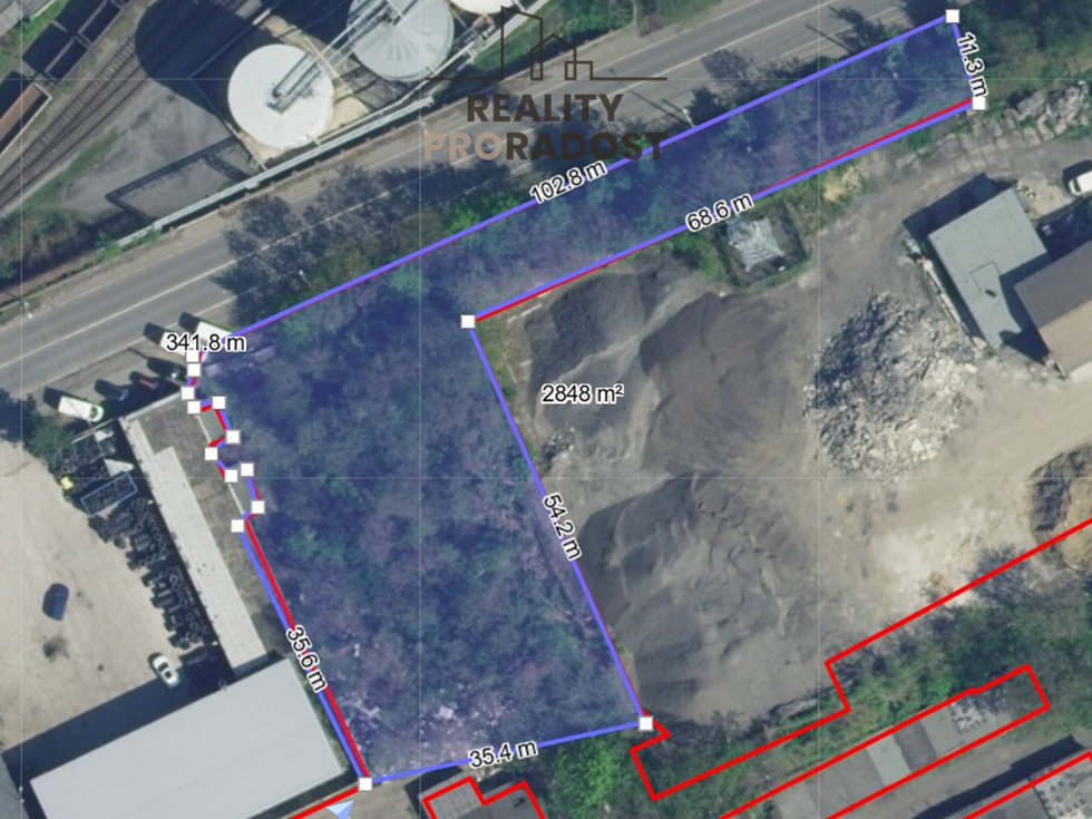 Prodej komerčního pozemku 2696 m², Ostrava