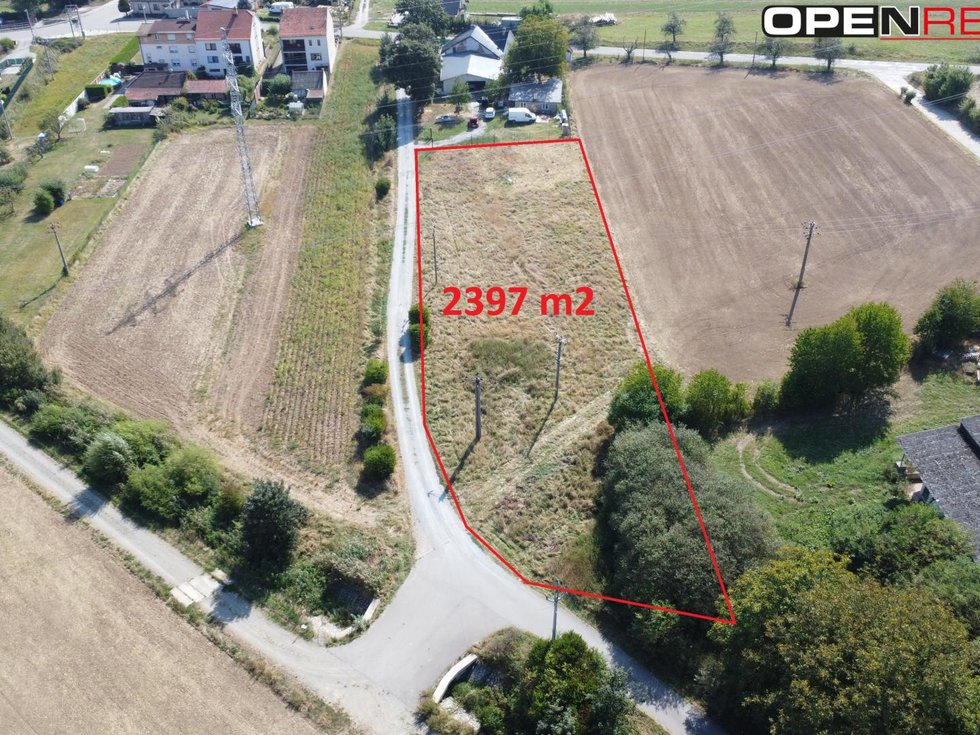 Prodej zemědělské půdy 2397 m², Chudčice