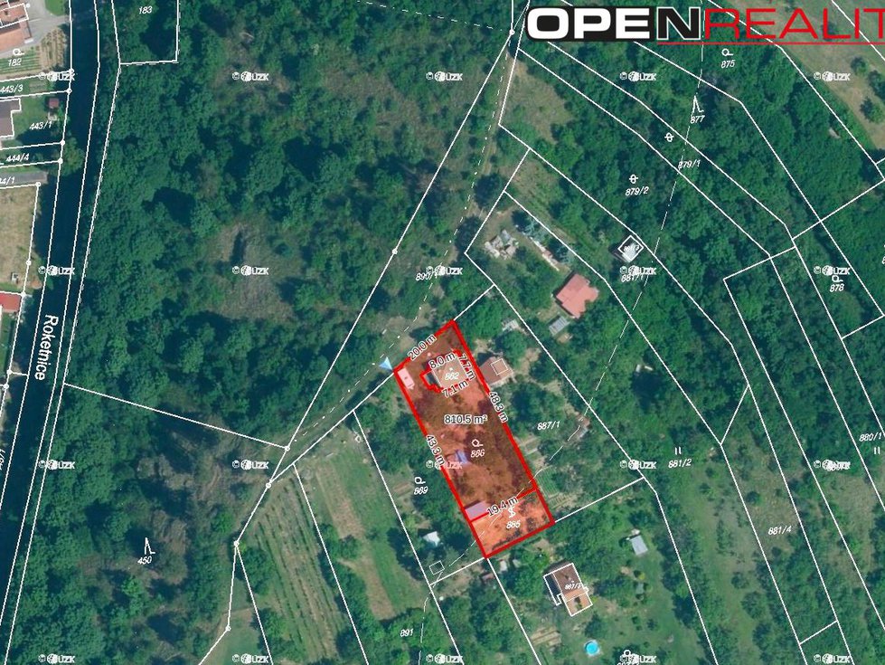 Prodej zahrady 1077 m², Velatice