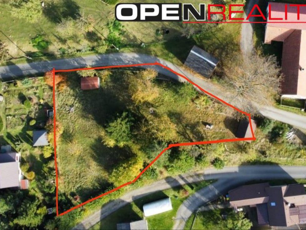 Prodej stavební parcely 976 m², Divišov