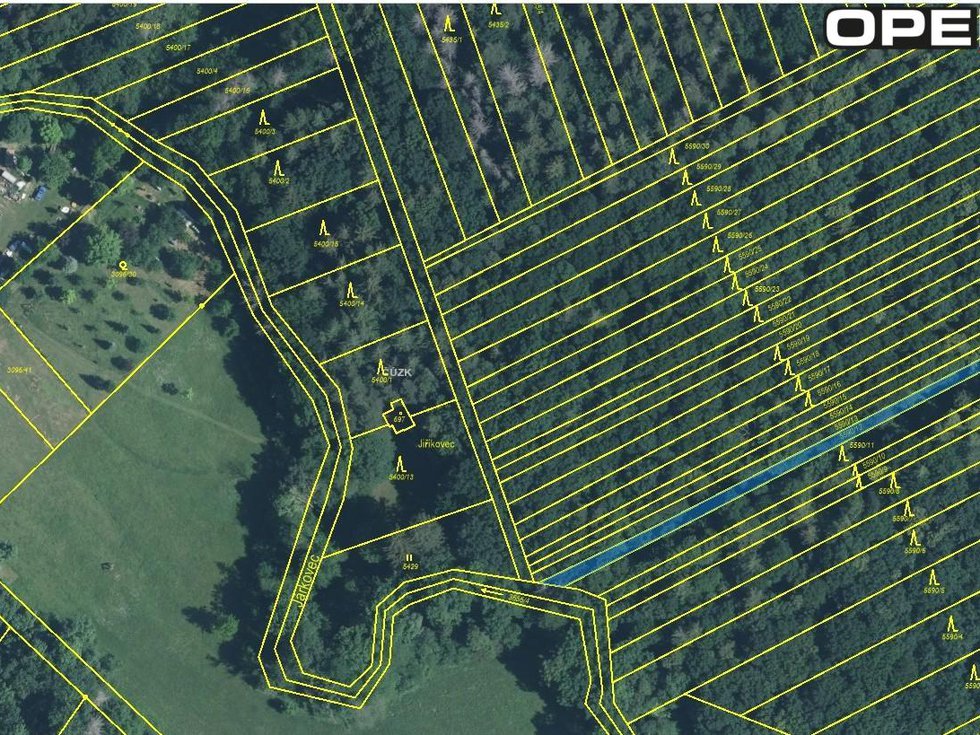 Prodej lesa 1859 m², Kněždub