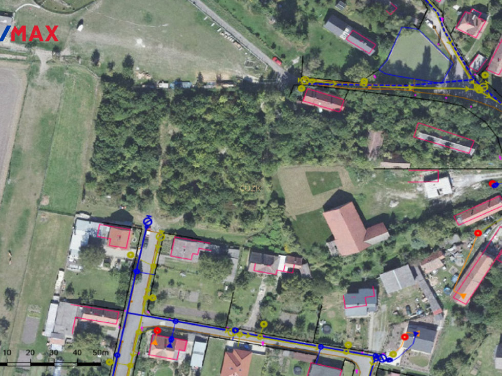 Prodej stavební parcely 9322 m², Mcely