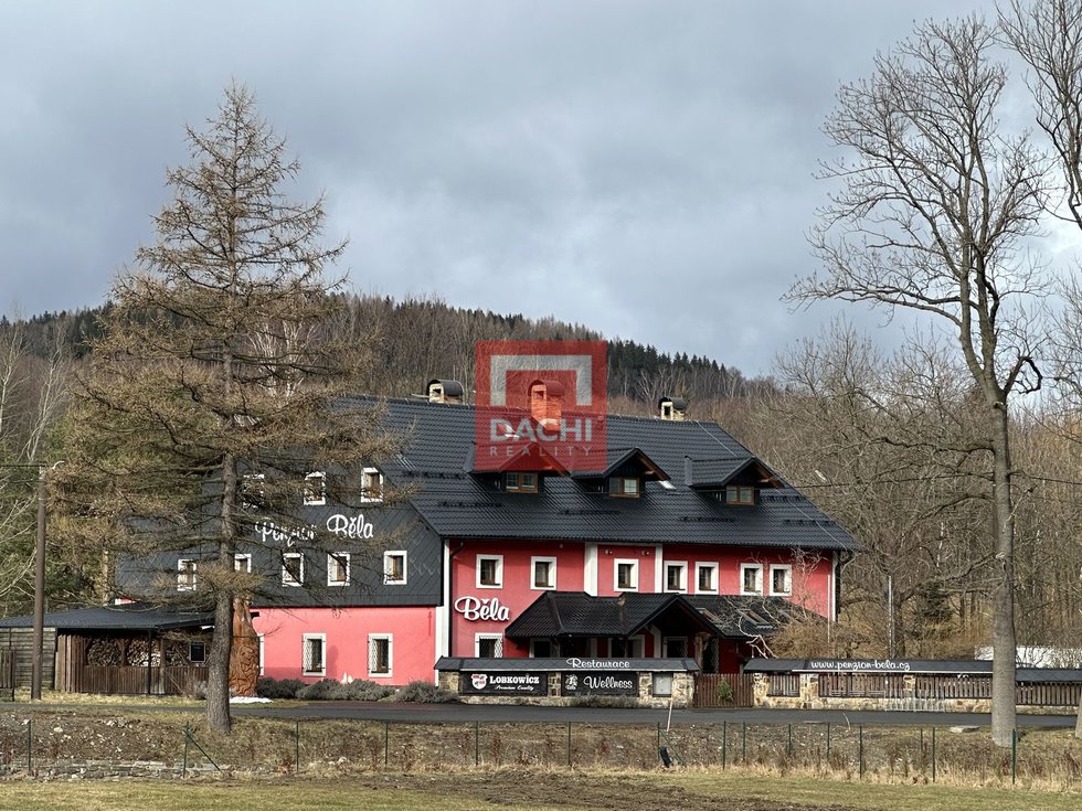 Prodej hotelu, penzionu 886 m², Bělá pod Pradědem