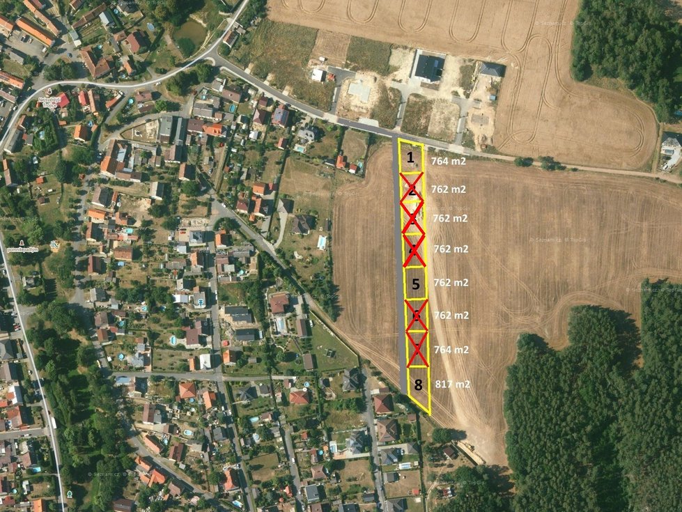 Prodej stavební parcely 762 m², Nýřany