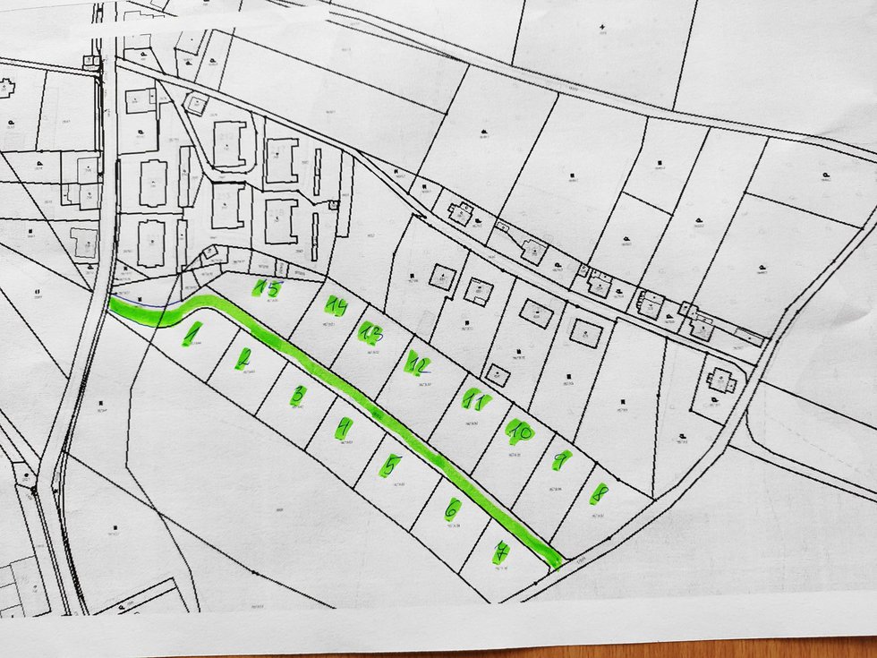 Prodej stavební parcely 1000 m², Vítězná