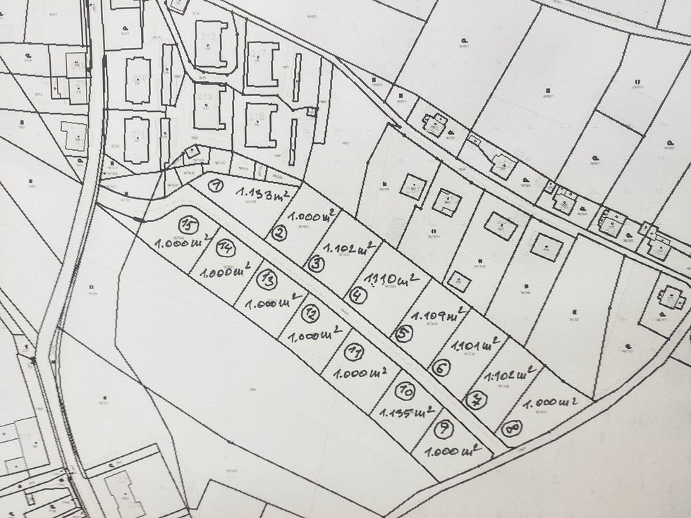 Prodej stavební parcely 1000 m², Vítězná