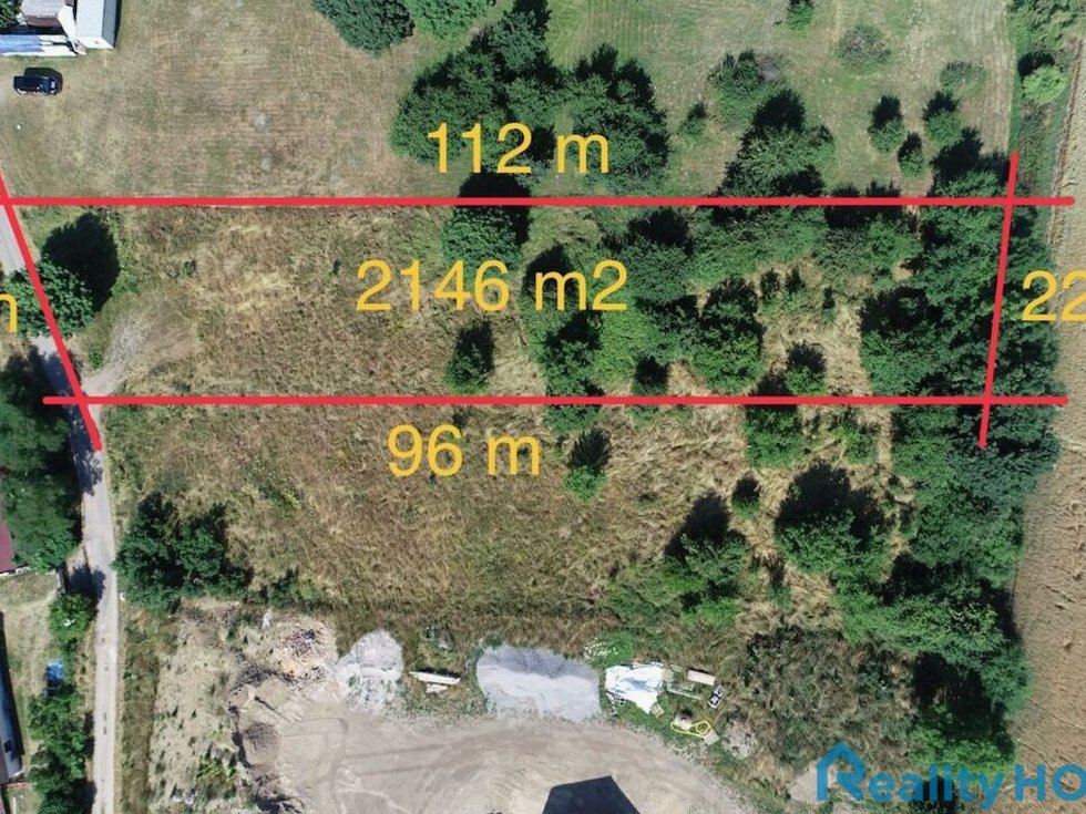 Prodej stavební parcely 2146 m², Týn nad Vltavou