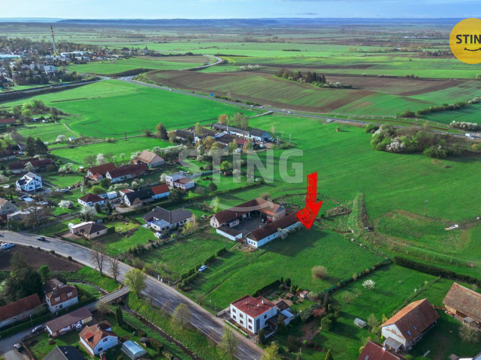 Prodej stavební parcely 4357 m², Horní Ředice