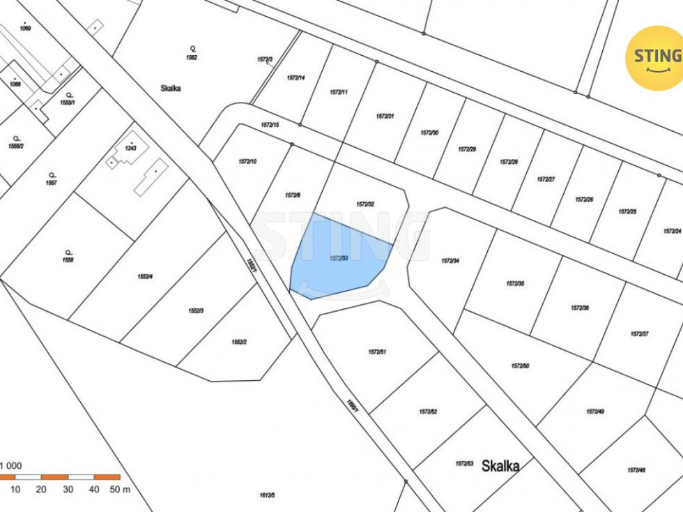 Prodej stavební parcely 826 m², Chlumec nad Cidlinou