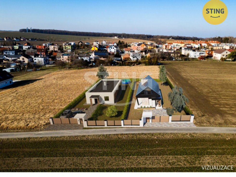 Prodej stavební parcely 855 m², Služovice