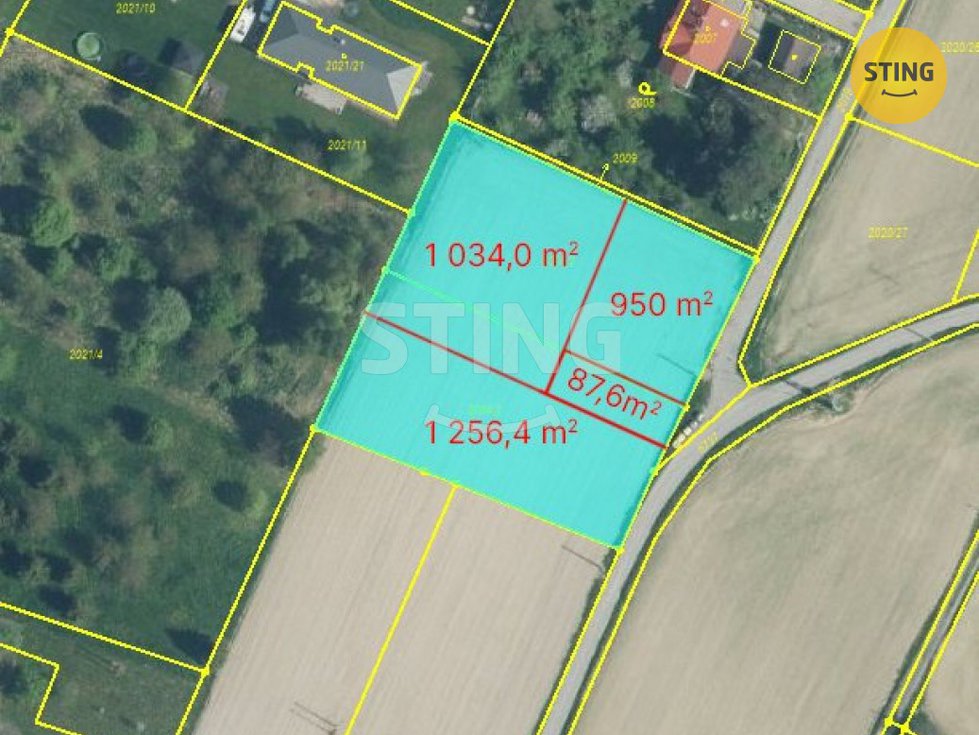 Prodej stavební parcely 3328 m², Rychvald