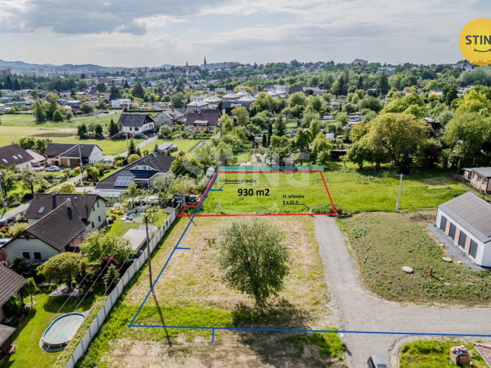 Prodej stavební parcely 930 m², Frýdek-Místek