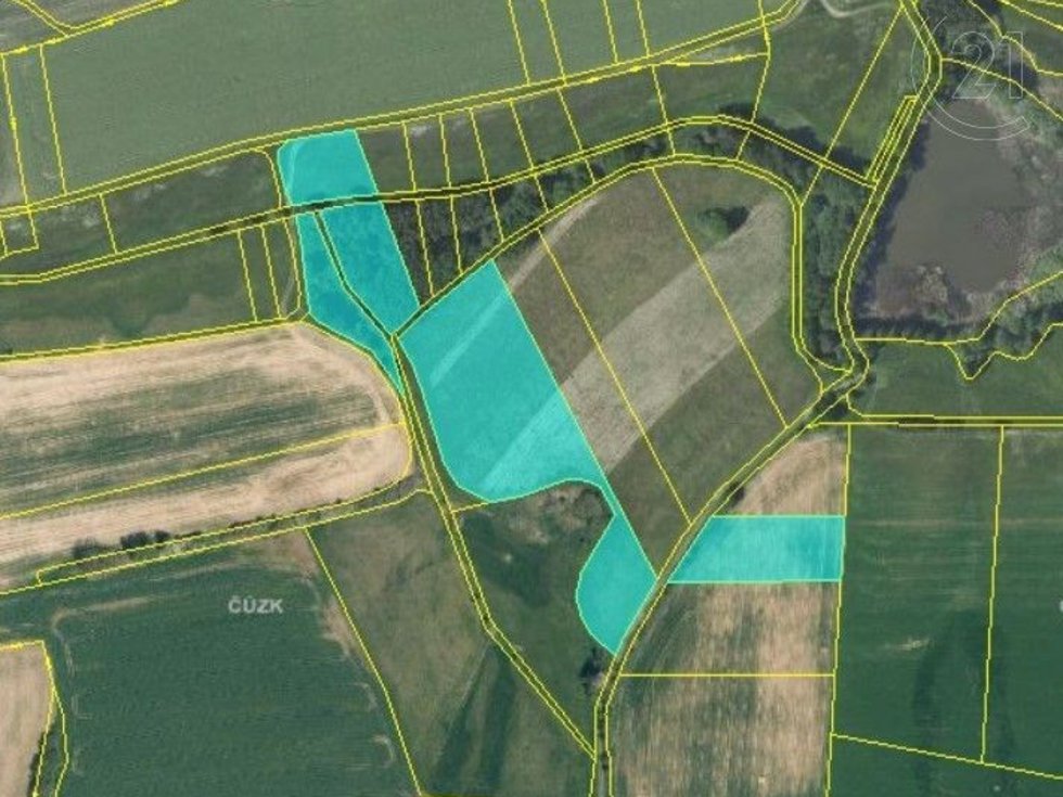 Prodej zemědělské půdy 3690 m², Načeradec