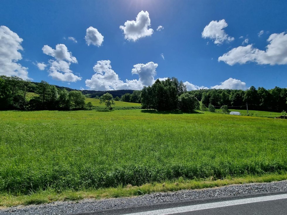 Prodej stavební parcely 1977 m², Vernířovice