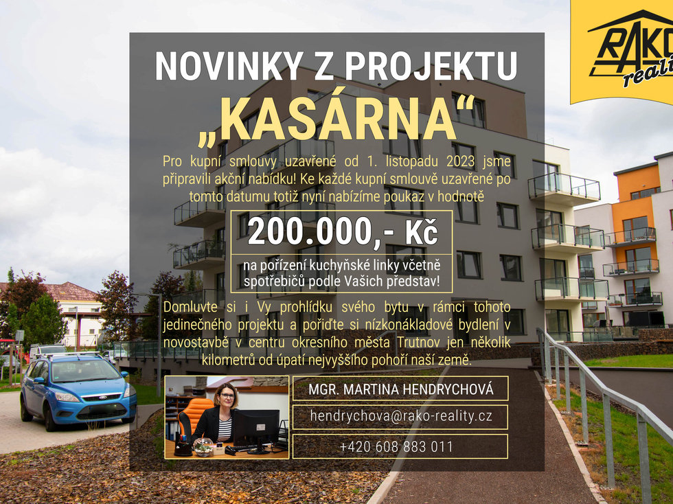 Prodej bytu 3+kk 66 m², Trutnov